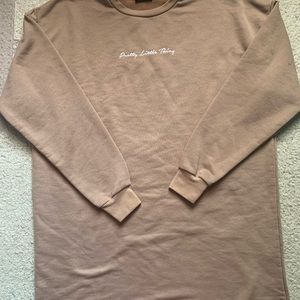 Pretty little thing oversized sweatshirt